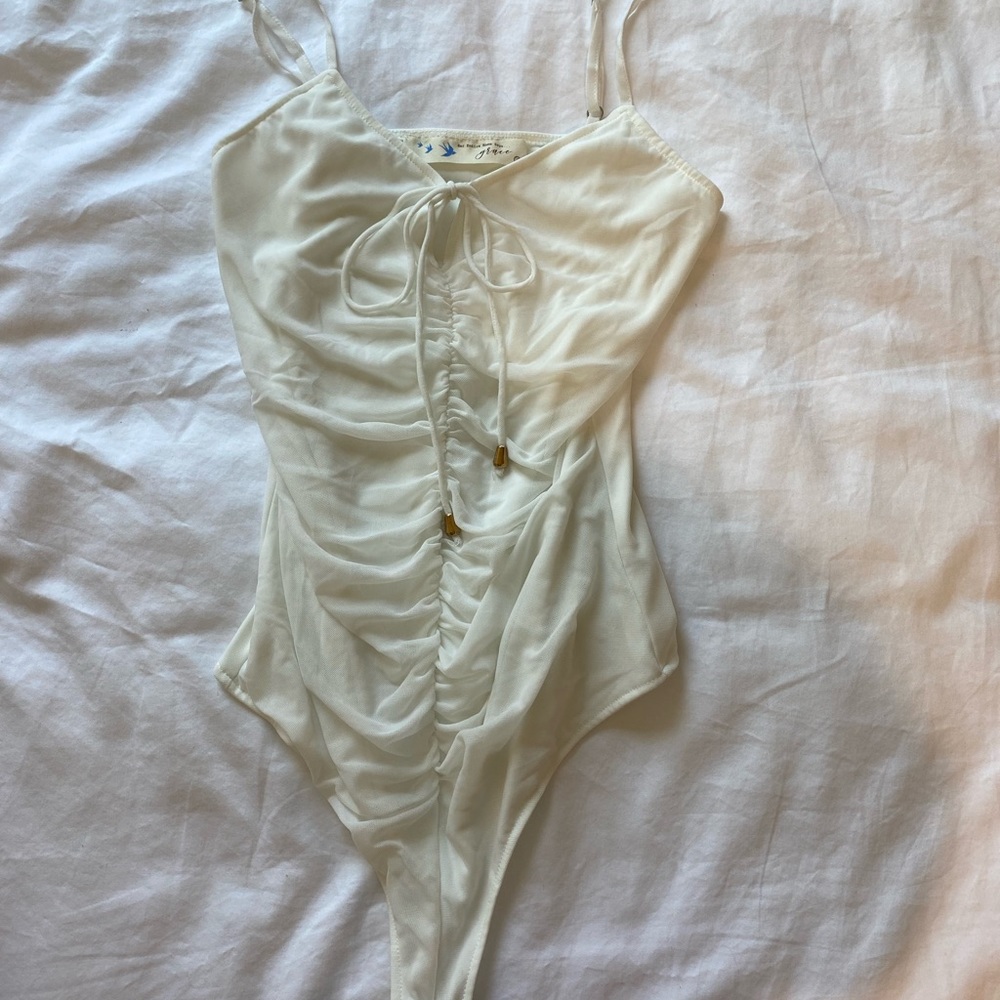 Grace White Body Suit, size S